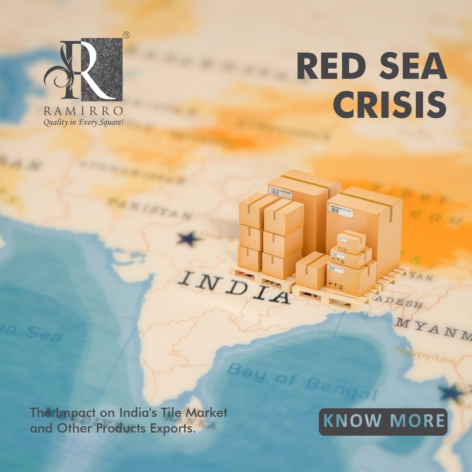 Red Sea Crisis: The Impact on India’s Tile Market and Other Products ...