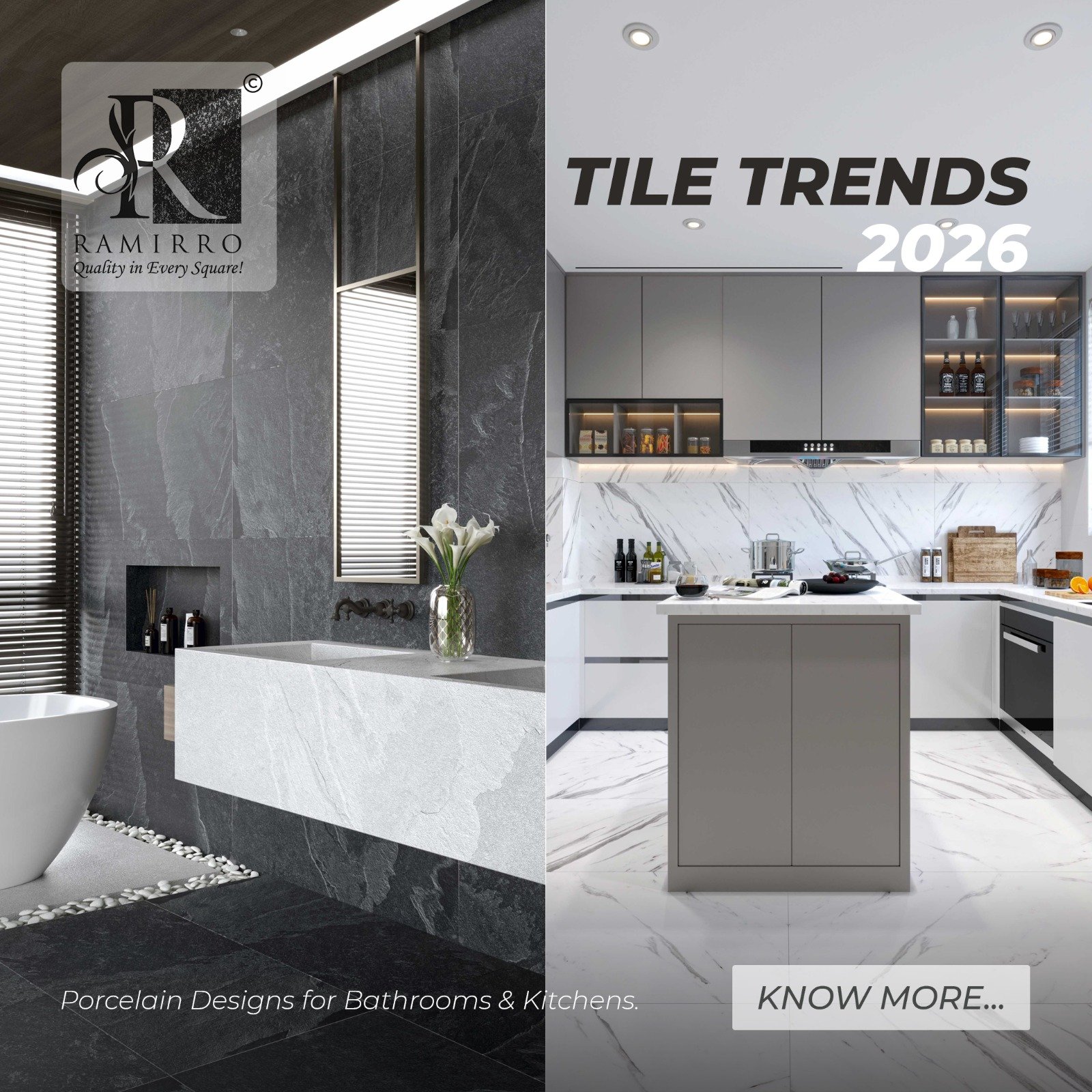 Tile Trends 2026: Porcelain Designs for Bathrooms & Kitchens - MarmoDeVida